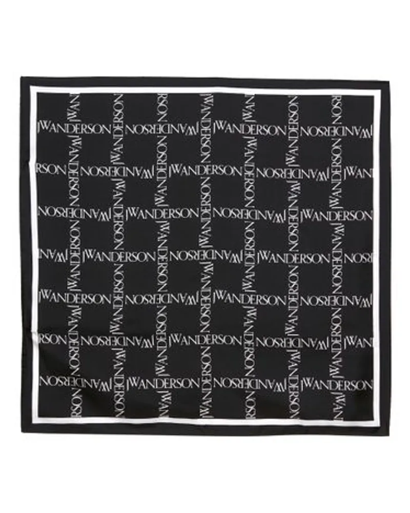 J.W.Anderson Seidenfoulard Black