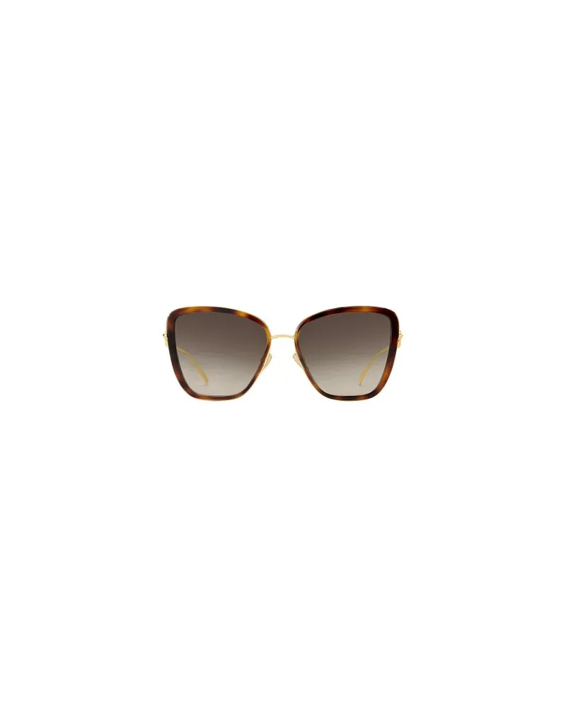 Louis Vuitton LV Link One Cat Eye Sonnenbrille Brown