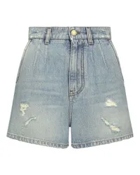 Dolce & Gabbana High-Waist-Shorts Multicolor