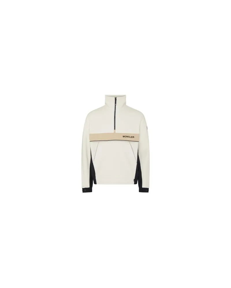 Moncler Reißverschluss-Sweatshirt White