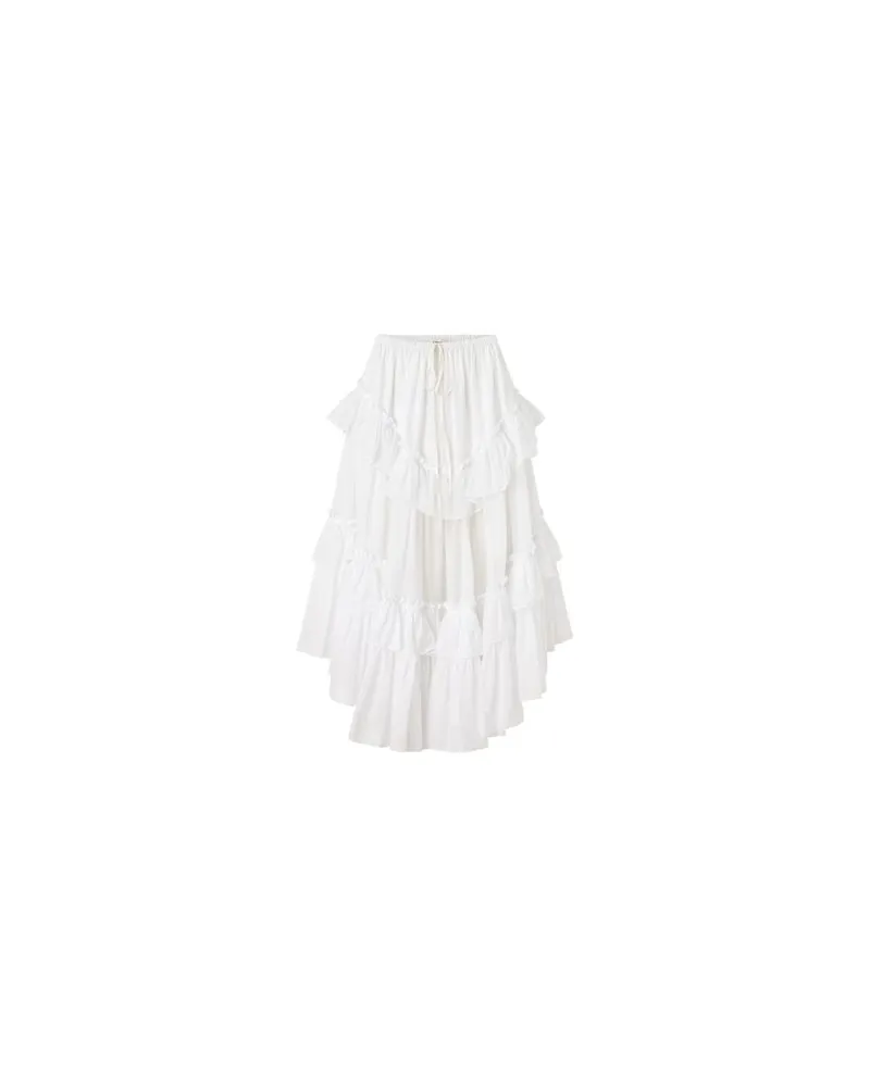 Chloé Bedrucktes Minikleid Babydoll White