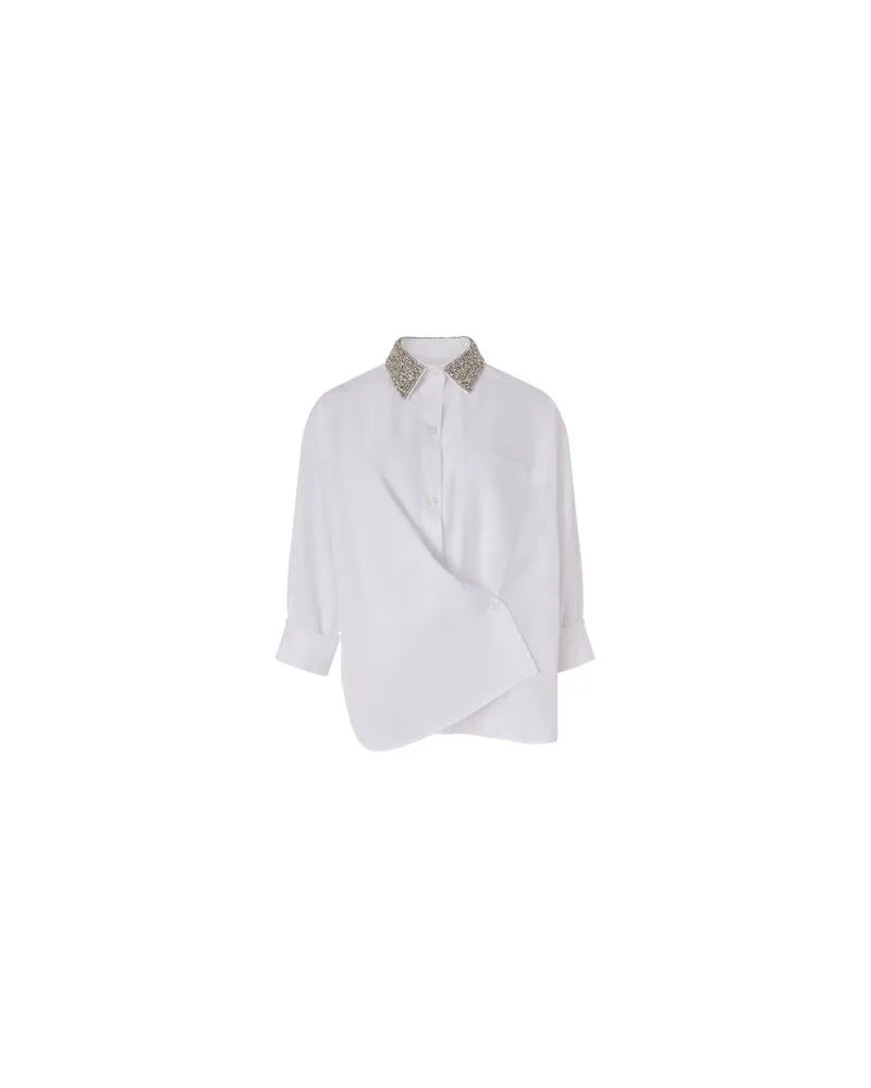 Chloé Bedrucktes Minikleid Babydoll White
