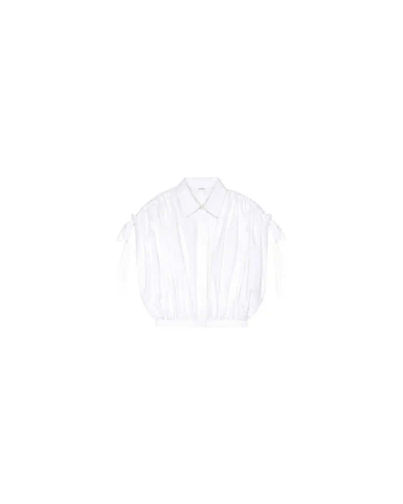 Chloé Bedrucktes Minikleid Babydoll White