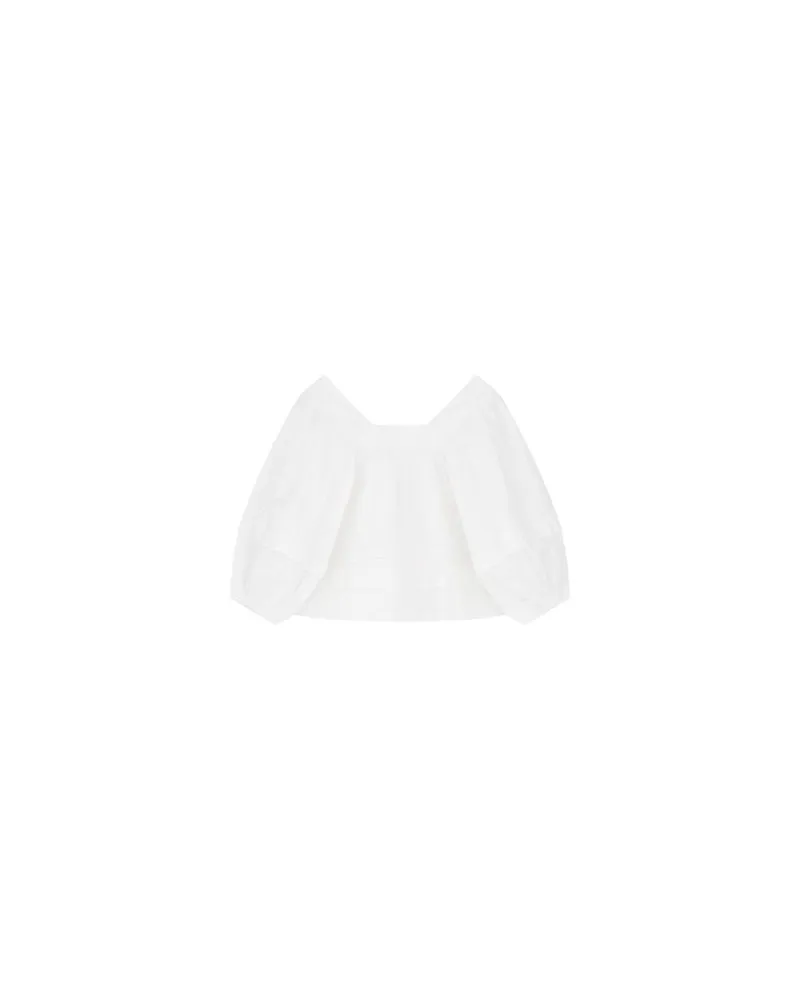 Chloé Bedrucktes Minikleid Babydoll White