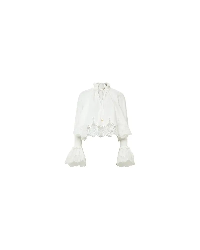 Chloé Bedrucktes Minikleid Babydoll White