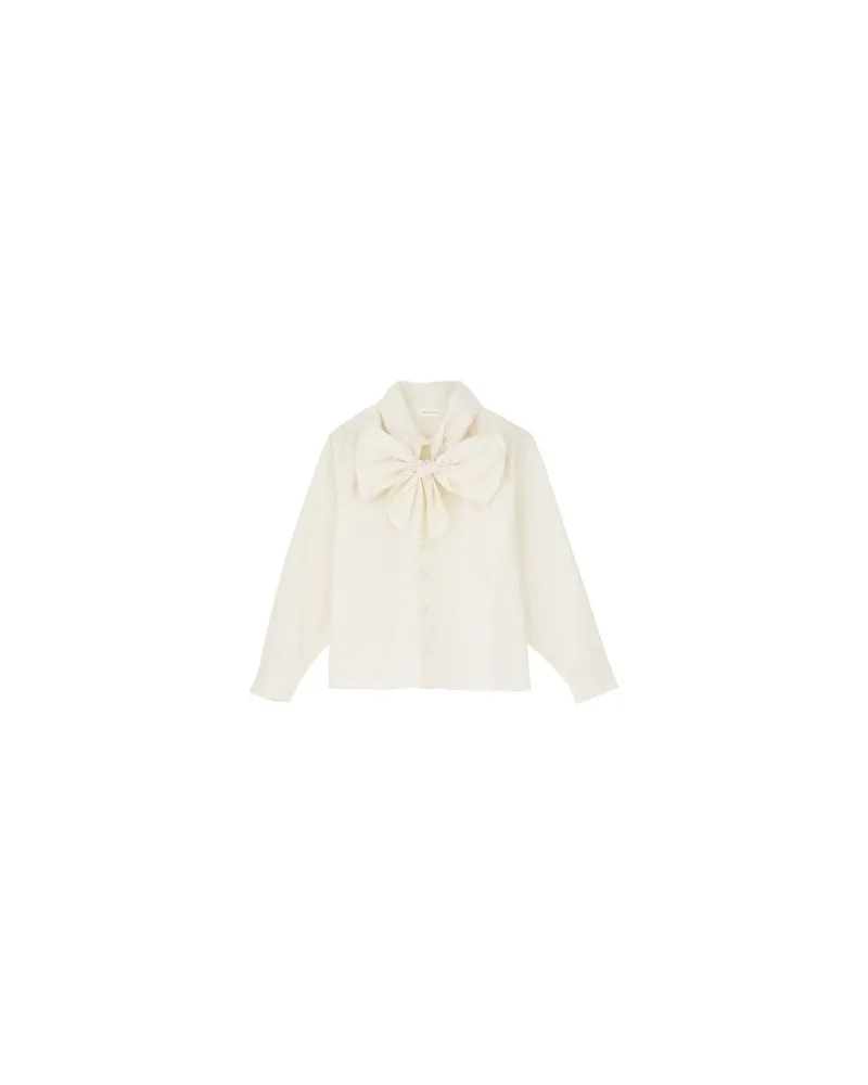 Chloé Bedrucktes Minikleid Babydoll White