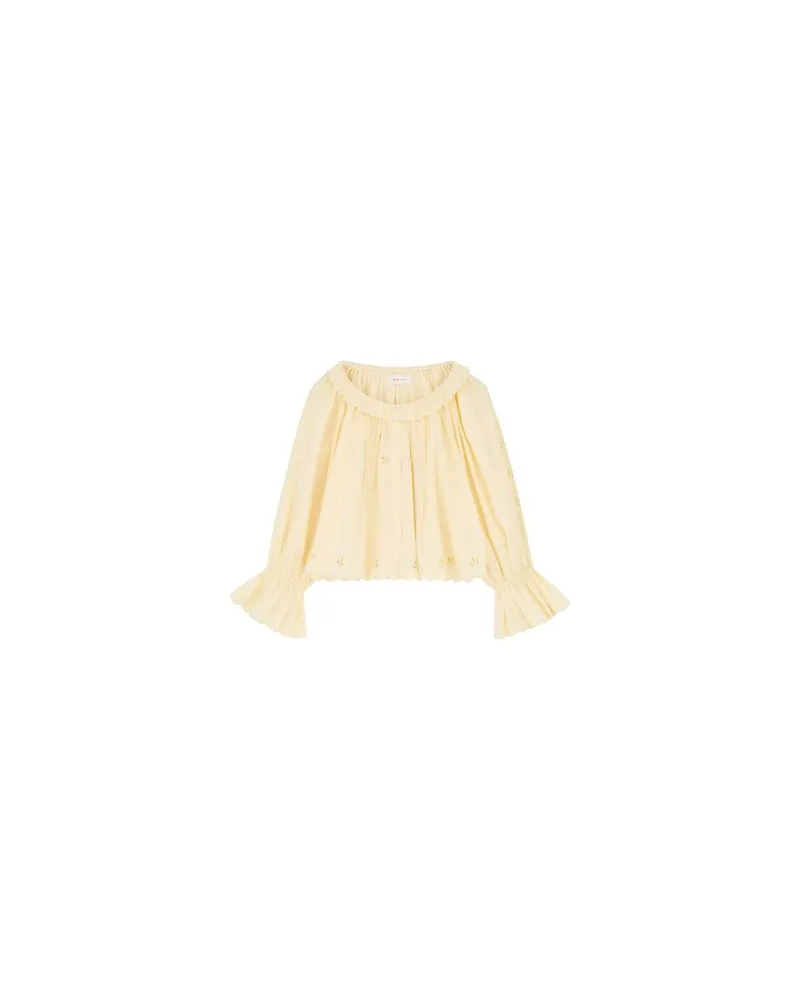 Chloé Bedrucktes Minikleid Babydoll White