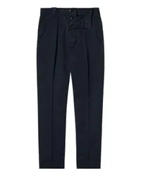 FURSAC Bundfaltenhose Blue