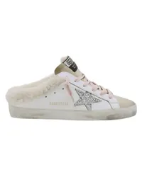 Golden Goose Mules Super-Star White