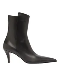 Alexander McQueen Lederstiefel Birdee Black