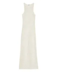 Sandro Langes Strickkleid White