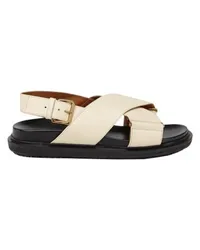 Marni Sandalen Fussbett White