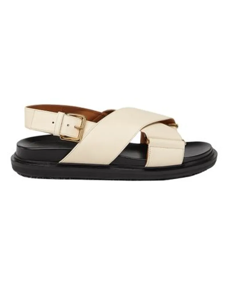 Marni Sandalen Fussbett White