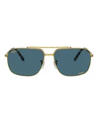 Ray Ban Neue Caravan-Sonnenbrille Gold