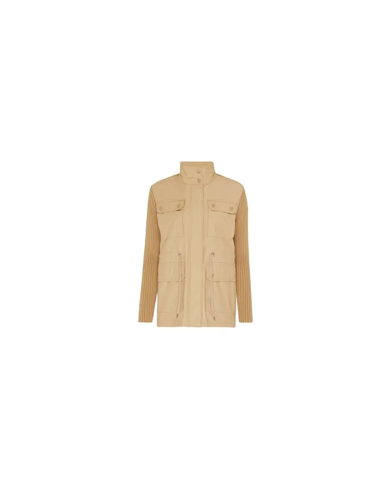 Moncler Zwei Materialien Beige