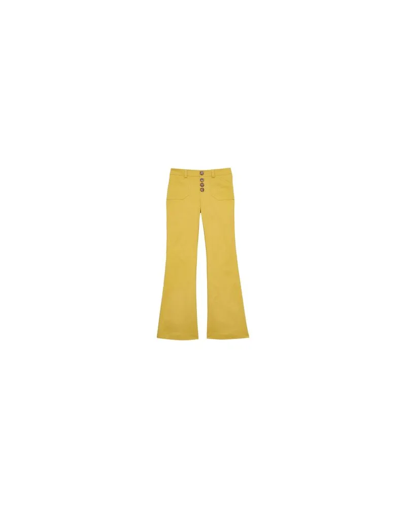 Inès de la Fressange Hose Charlotte Yellow