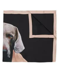 Max Mara Seidenschal Madame Dog Pink