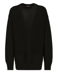 Dolce & Gabbana Cardigan mit V-Ausschnitt Black