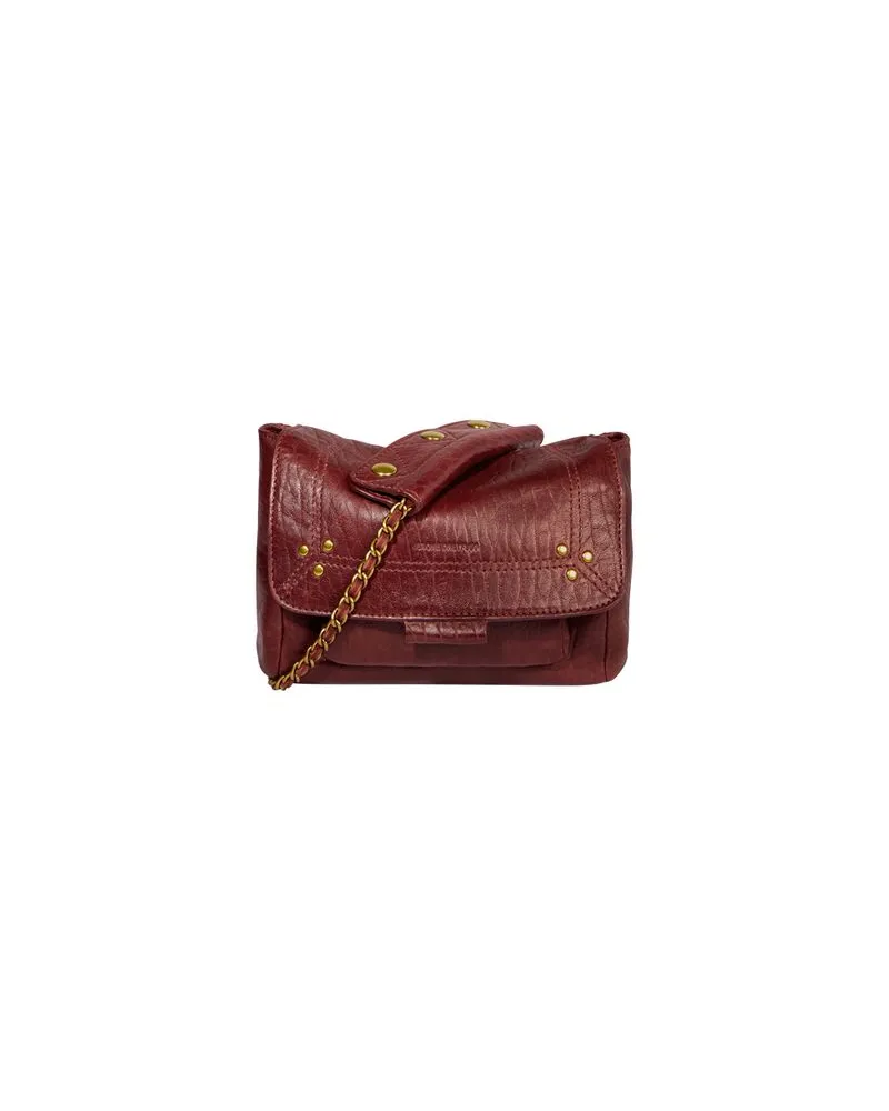 Loewe Großer Shopper mit Print Puzzle Fold Burgundy