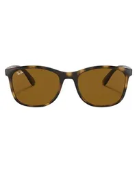 Ray Ban Eckige Sonnenbrille RB4374 Brown