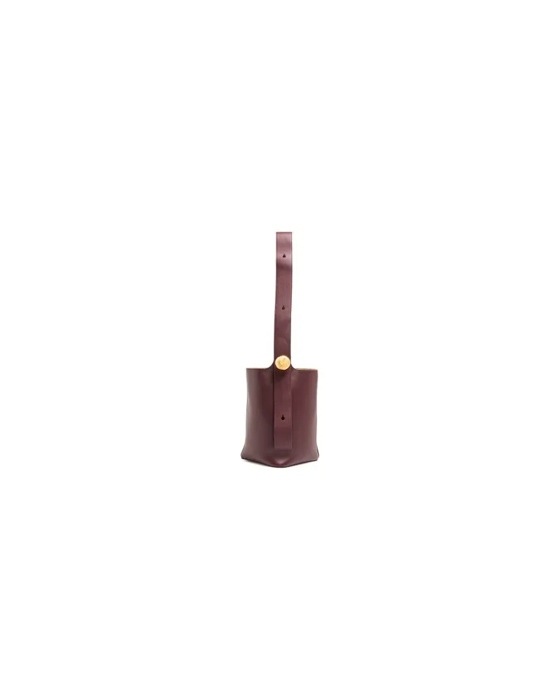 Valextra Mini-Tasche Iside Burgundy