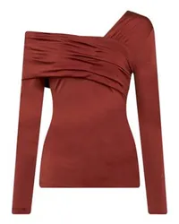 Diane von Furstenberg Top Dolores Burgundy