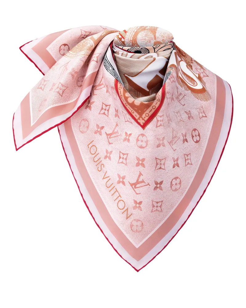 Louis Vuitton Malles Merveilleuses Carré 90 Pink