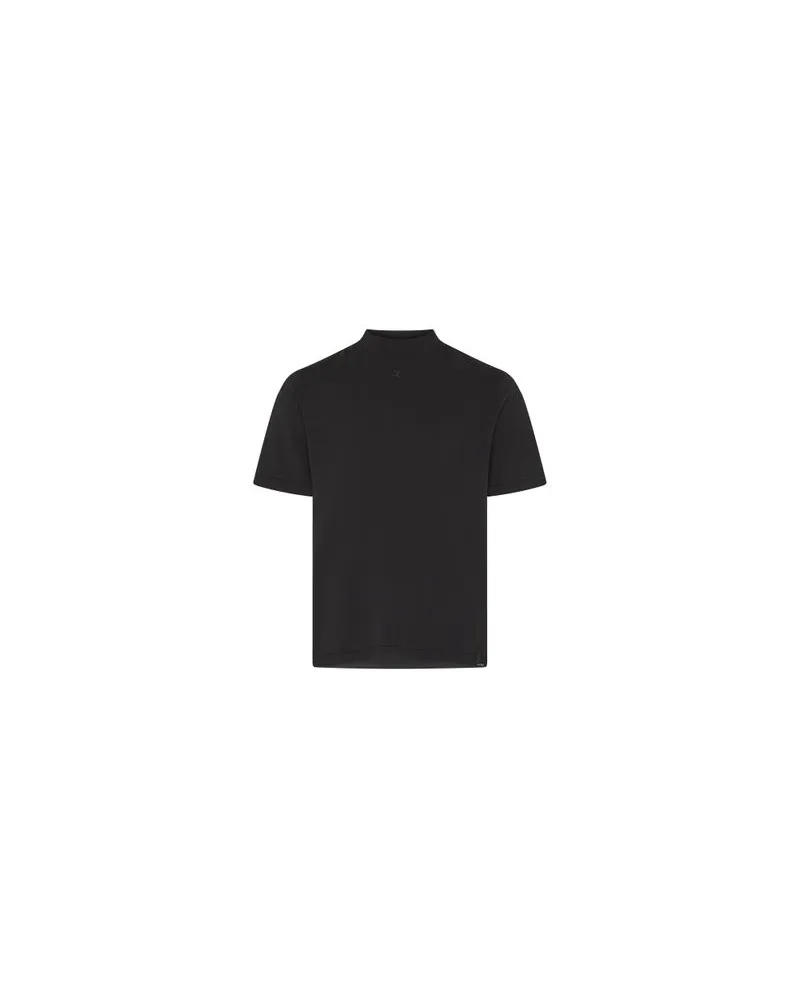 Courrèges Kurzarm-T-Shirt Volcano Black