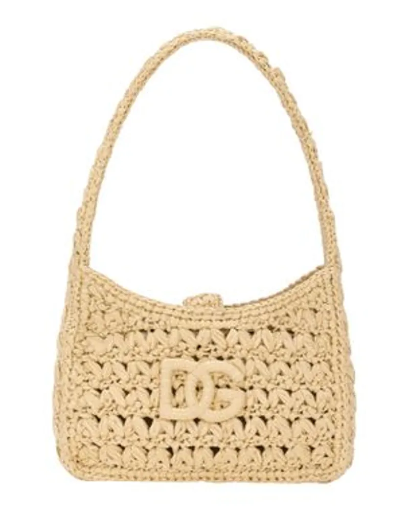 Dolce & Gabbana Schultertasche 3.5 Beige