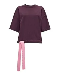 J.W.Anderson Cropped-T-Shirt Purple