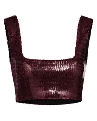 GALVAN Crop-Top Beating Heart Red