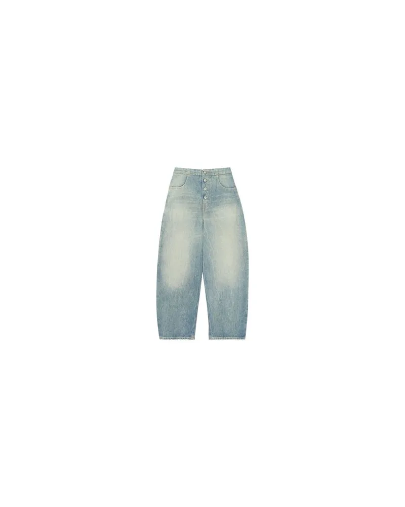 Maison Margiela Tapered-Jeans mit halbhoher Taille Black