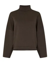 Christophe Lemaire Sweatshirt mit hohem Kragen Brown