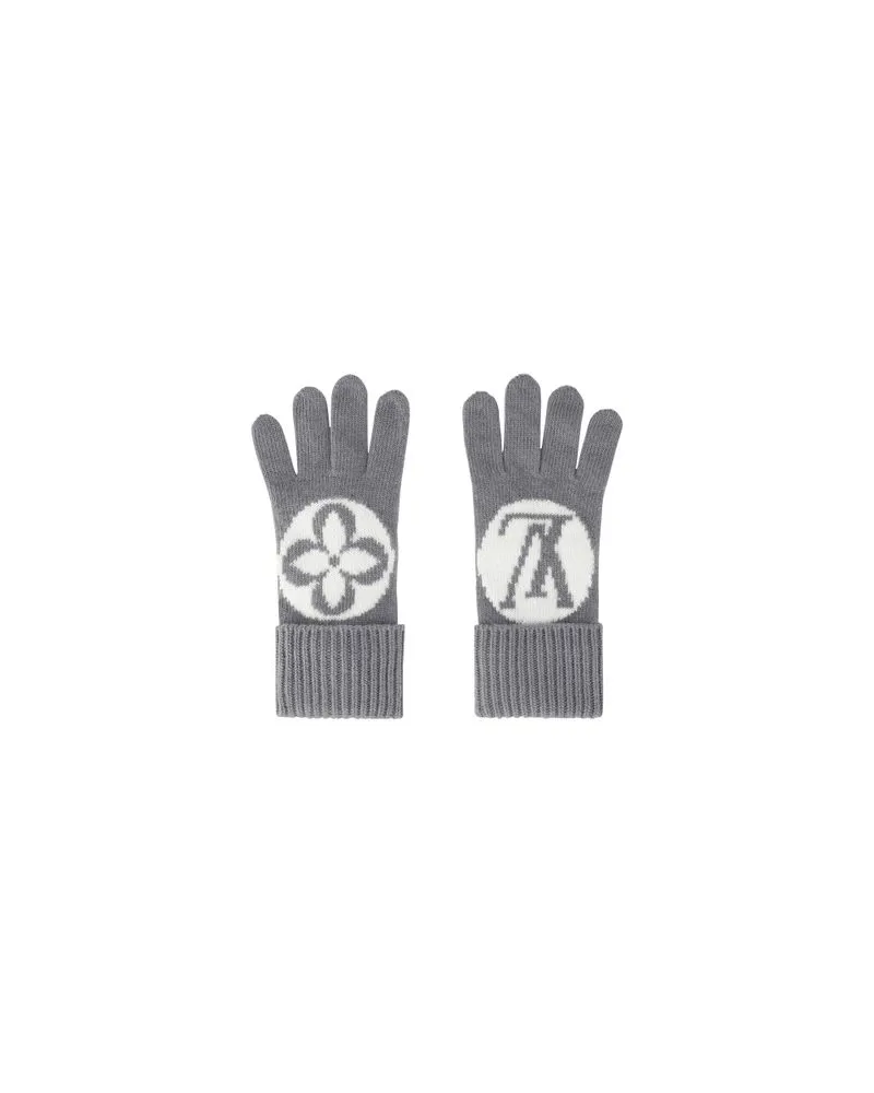 Louis Vuitton LV Medallion Handschuhe Blue