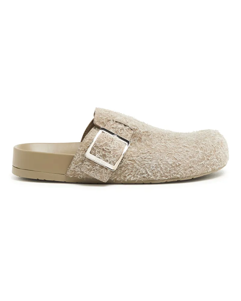 Loewe Mules aus gebürstetem Wildleder 