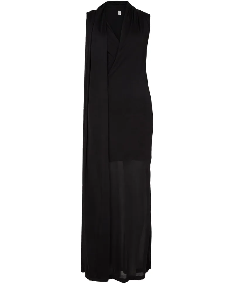 Totême Schalkleid mit Überlappung 