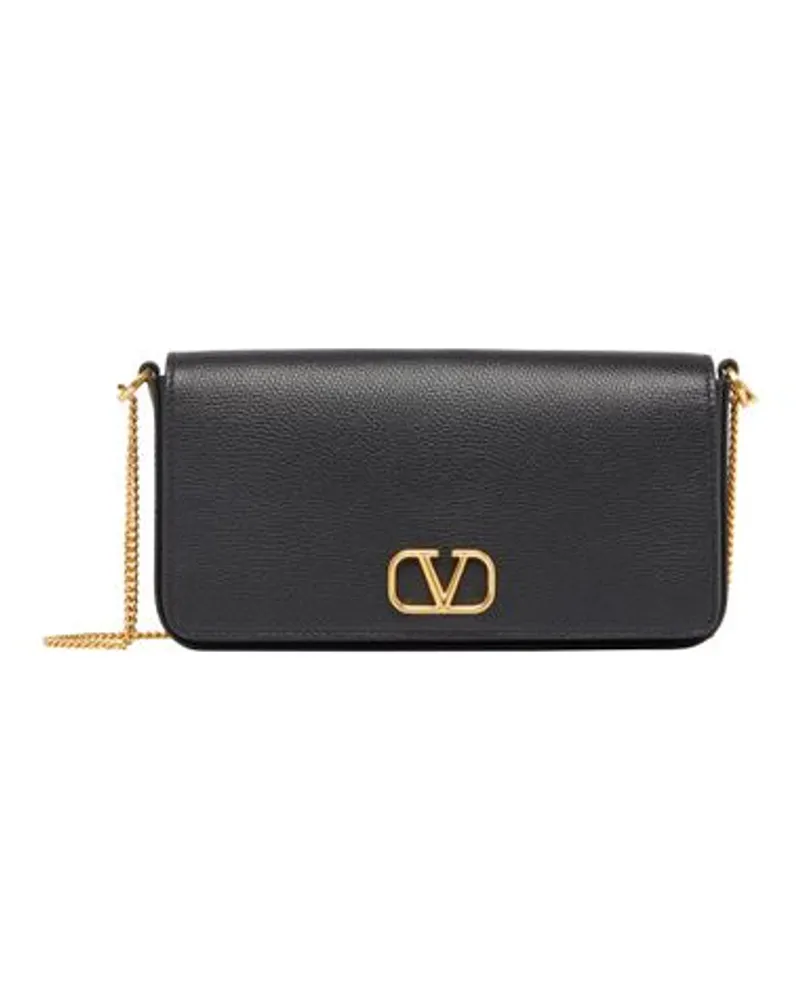 Valentino Garavani Clutch Vlogo Signature Black