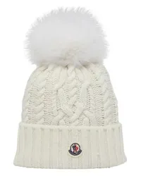 Moncler Mütze mit Logo Off-white