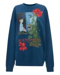 J.W.Anderson Sweatshirt mit Print Blue