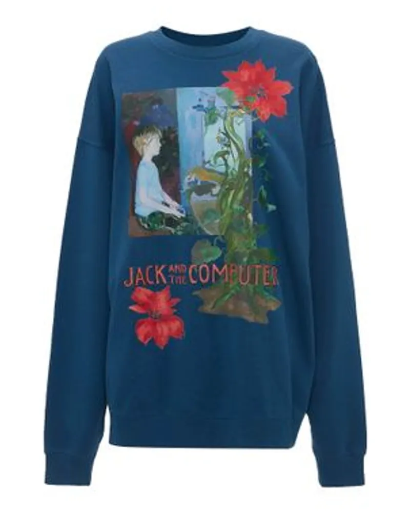 J.W.Anderson Sweatshirt mit Print Blue