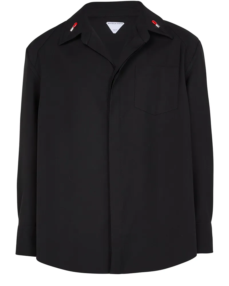 Bottega Veneta Hemd aus leichter Wolle 