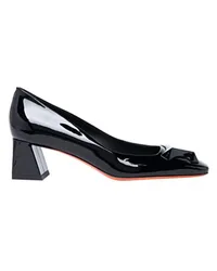 Santoni Leder-Pumps Black