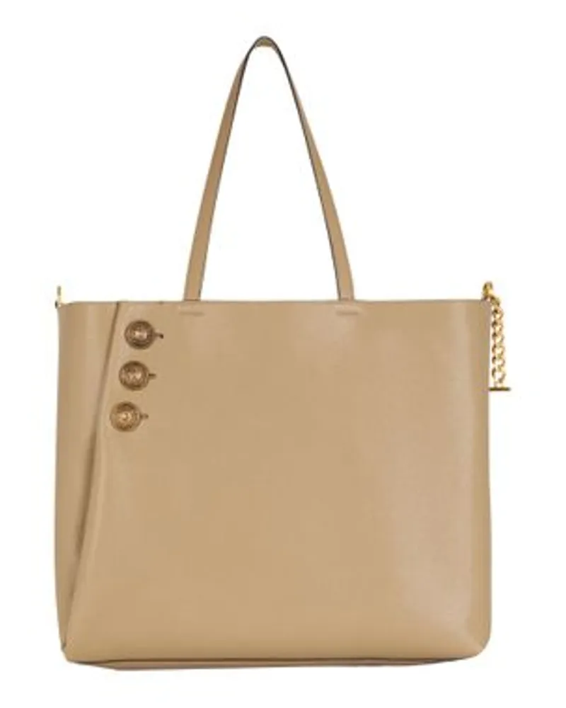 Balmain Cabas-Tasche Emblème Brown