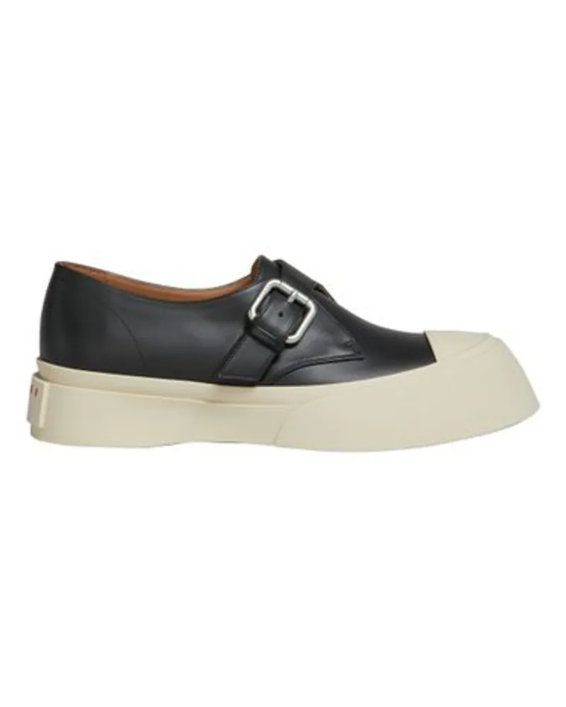 Marni Eather Pablo Monkstrap-Schuh Black