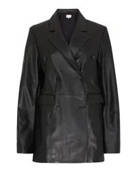 Loulou Studio Schwerer Lederblazer Benetra Black