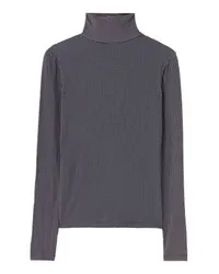 Claudie Pierlot Eng anliegender Rollkragentop Blue