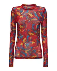 J.W.Anderson Langärmeliges Mesh-Top Multicolor