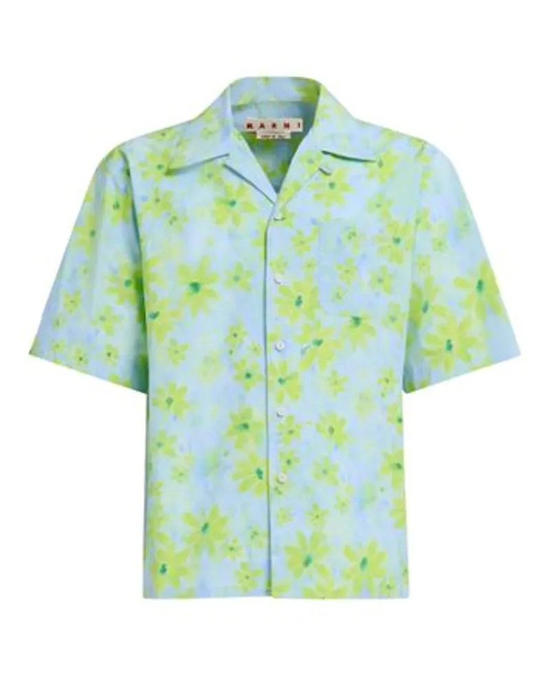 Marni Bowling-Shirt Blue