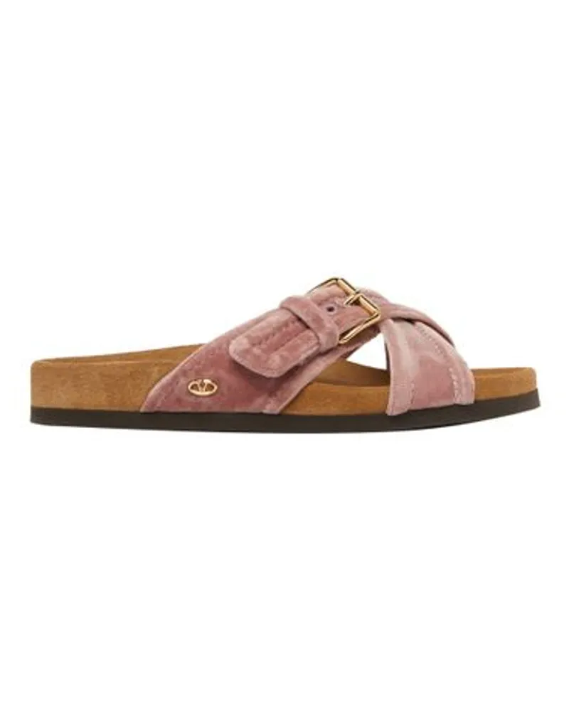 Valentino Garavani Slide-Sandalen Fussfriend Pink