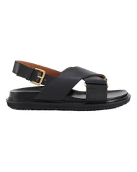 Marni Sandalen Fussbett Black